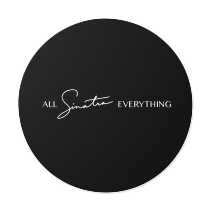 All Sinatra Everything Black Vinyl Sticker