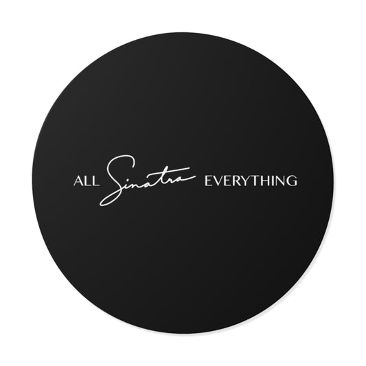 All Sinatra Everything Black Vinyl Sticker