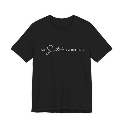 All Sinatra Everything - Black Short Sleeve Tee