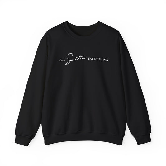 All Sinatra Everything Black Crewneck Sweatshirt